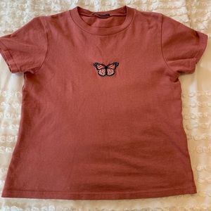 Brandy Melville butterfly Tshirt